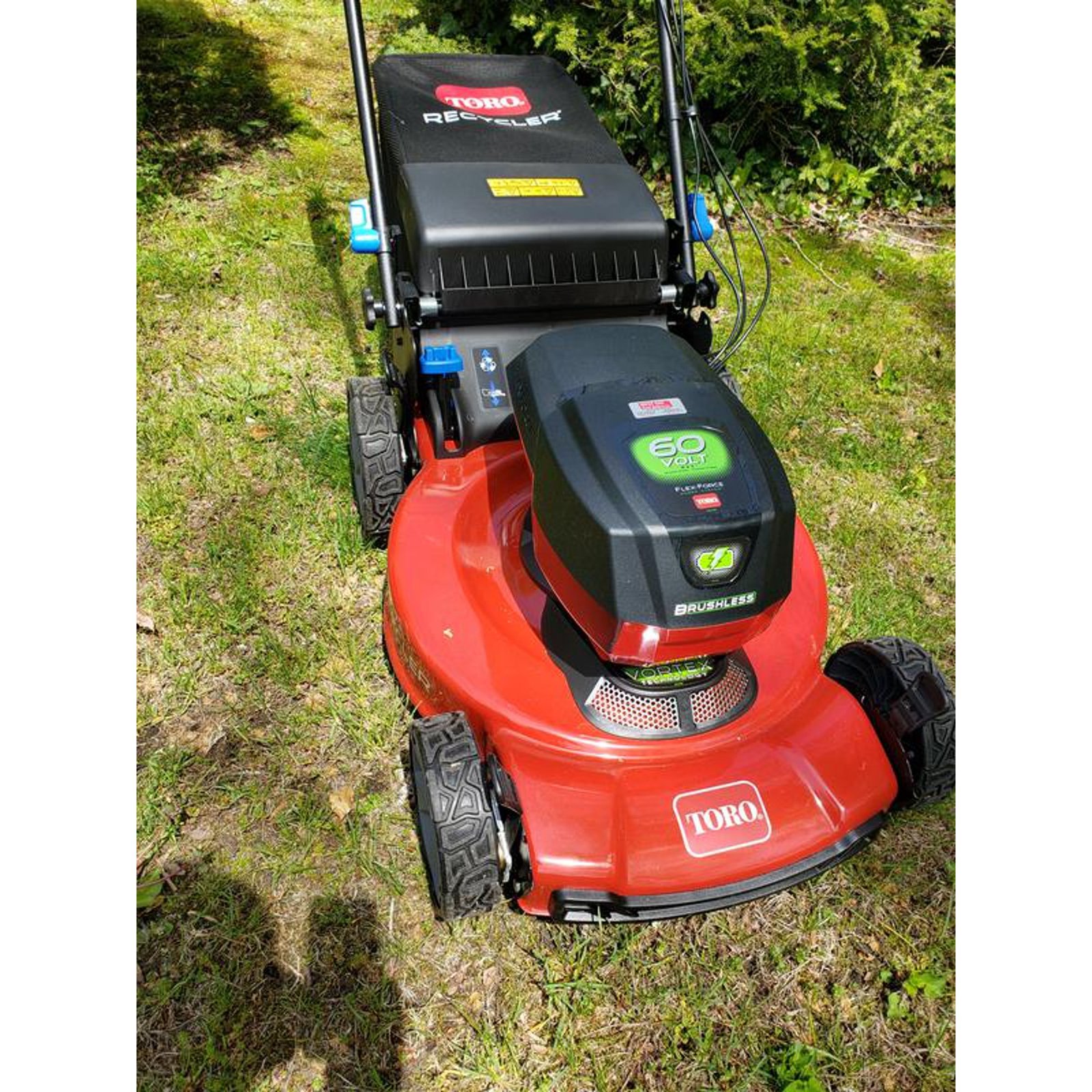 Customer photo of the mower