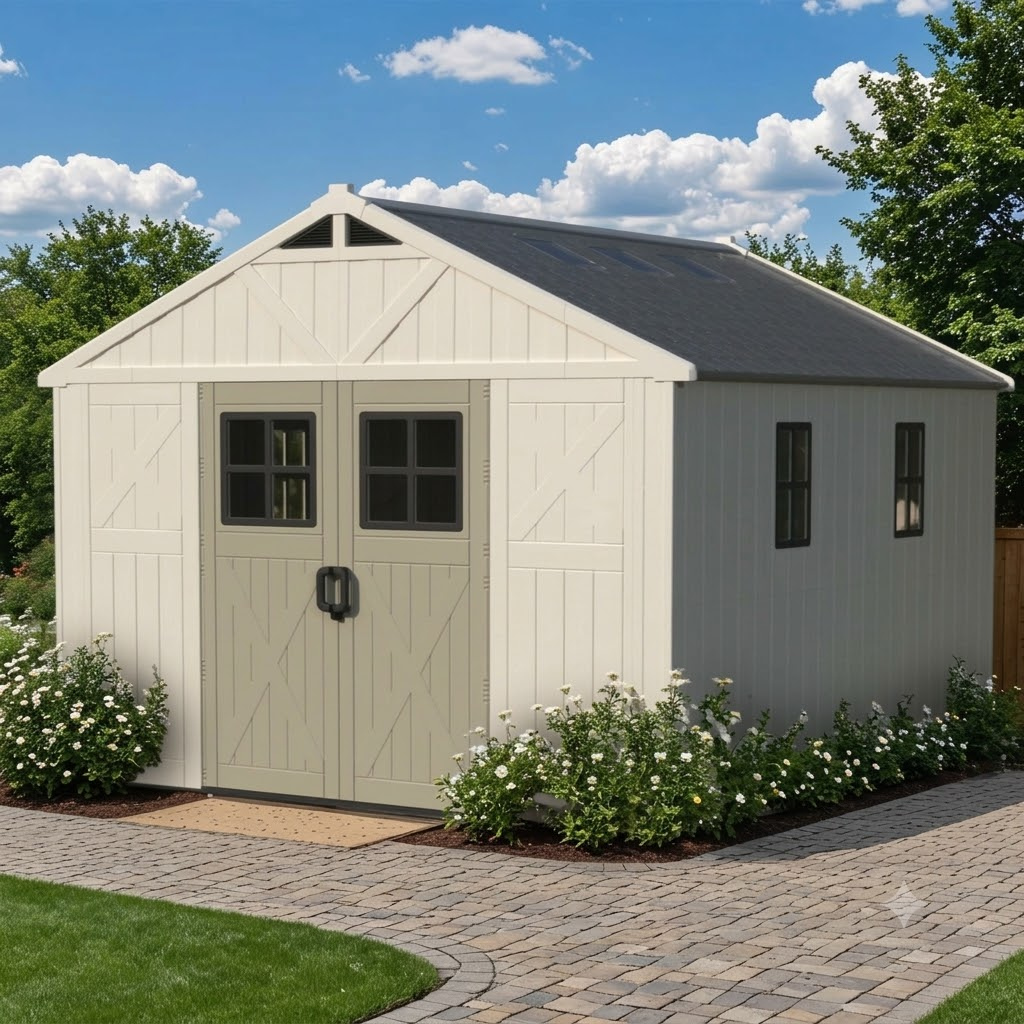 patiowell-10x12-ft-outdoor-storage-shed-with-floor-and-lockable-door-all-weather-plastic-shed-garden-shed-with-skylight-and-multiple-windows-for-backyard-patio-lawn-beige-main patiowell-10×12-ft-outdoor-storage-shed-with-floor-and-lockable-door-all-weather-plastic-shed-garden-shed-with-skylight-and-multiple-windows-for-backyard-patio-lawn-beige-main